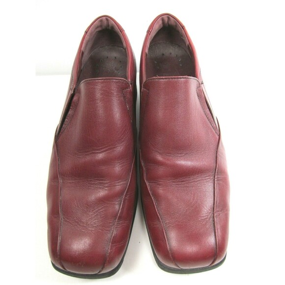 Mephisto Air-Techno Womens Red Leather Comfort Loafers Wedge Heel Size US 8 - Picture 9 of 12